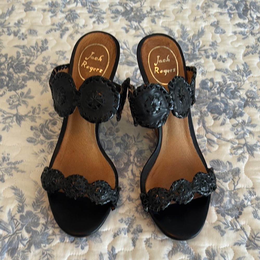 Jack Rogers Black Sandals